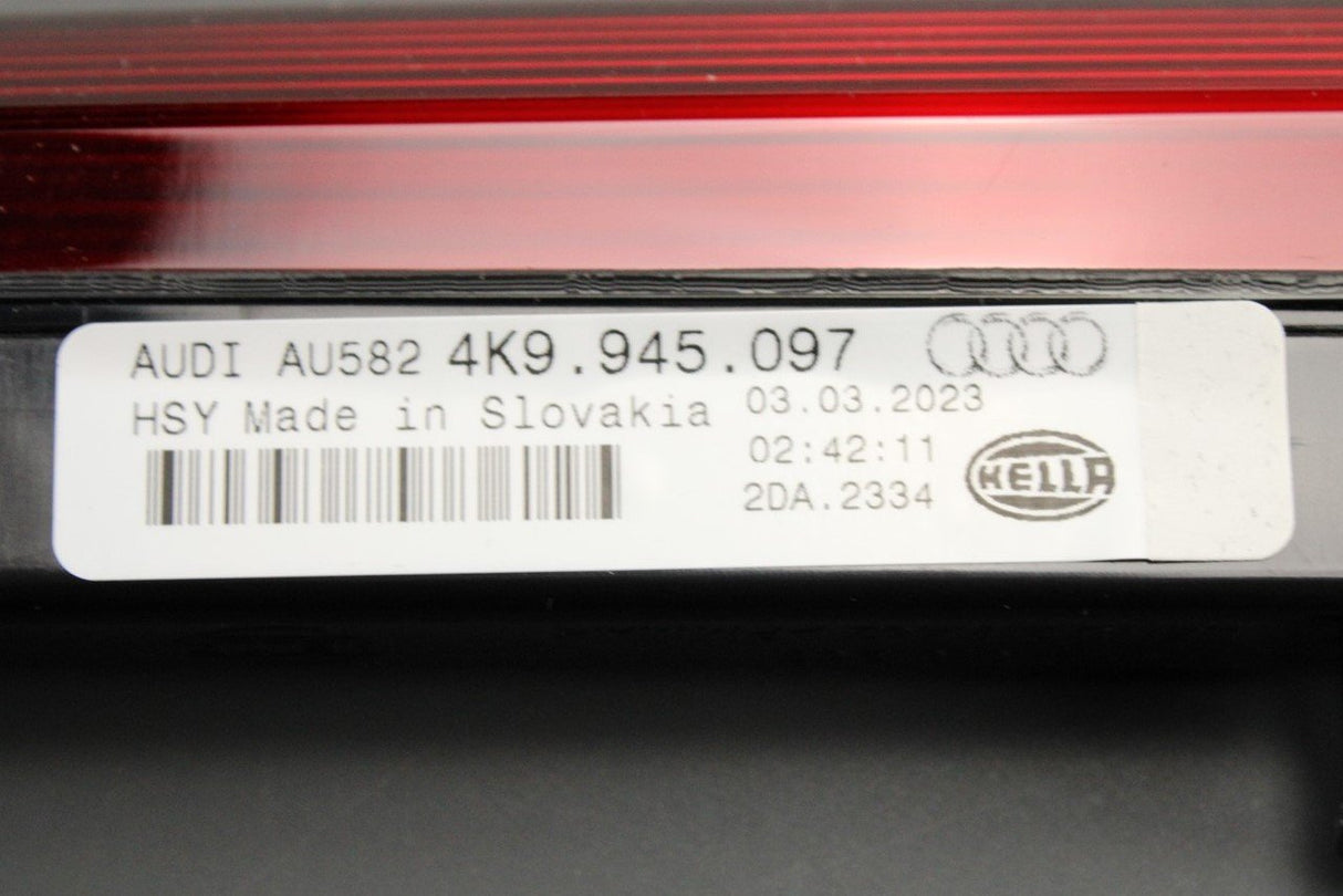 Audi A6 S6 RS6 2019-on additional 3rd brake light 4K9945097