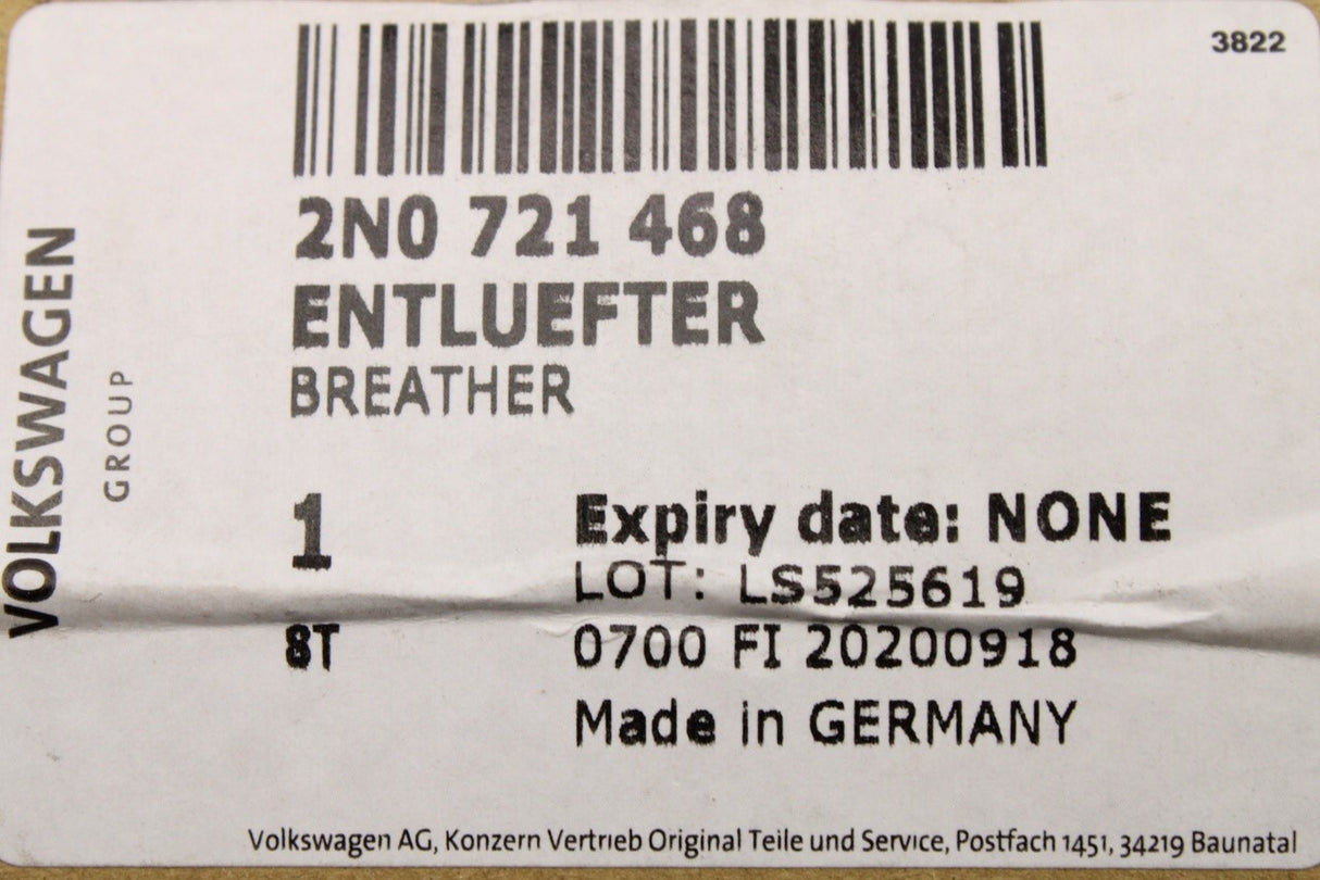 VW Crafter 2017-on clutch bleeder pipe assembly (4 motion) 2N0721468