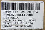 Audi A5 S5 RS5 alcantara front door card panel (right) 8W8867104AD WFA