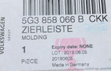 VW Golf GTI MK7 7.5 3 Door Front right driver door insert 5G3858066BCKK