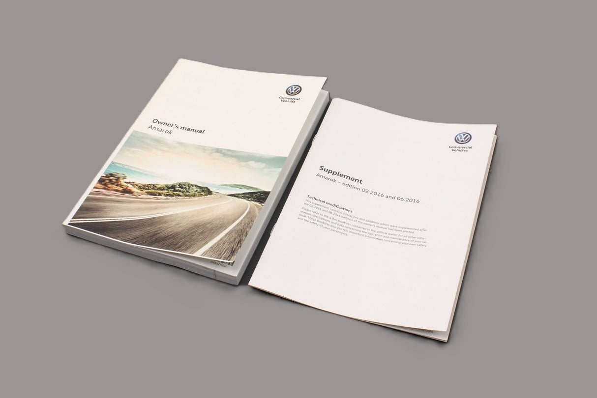 VW Amarok 2010-2017 owners manual 02.2016 2H0012720AC
