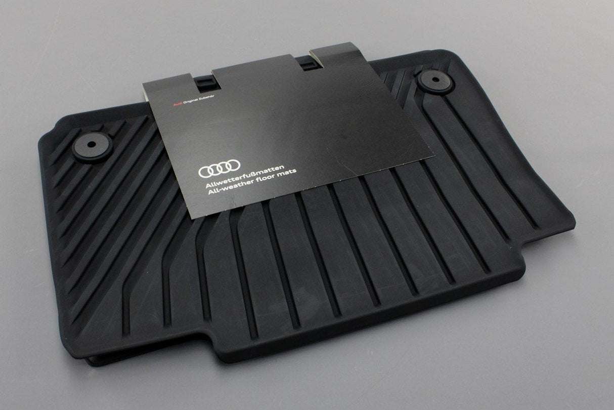 Audi e-tron 2019-on rear rubber all weather floor mats set 4KE061511 041