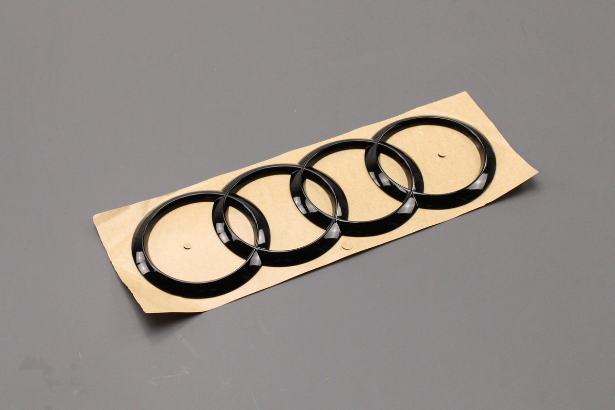 Audi A3 S3 RS3 Sportback 2022-on Audi rings emblem (rear) 8Y4853742A T94, view 1