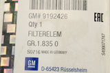 Vauxhall Vectra B C 1996-2008 oil filter 9192426