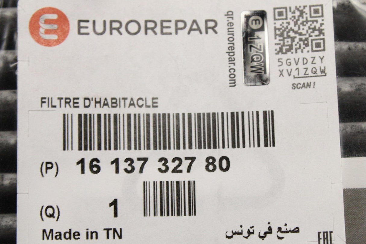 Opel Astra J Insignia Mokka Chevrolet Cruze pollen filter 1613732780