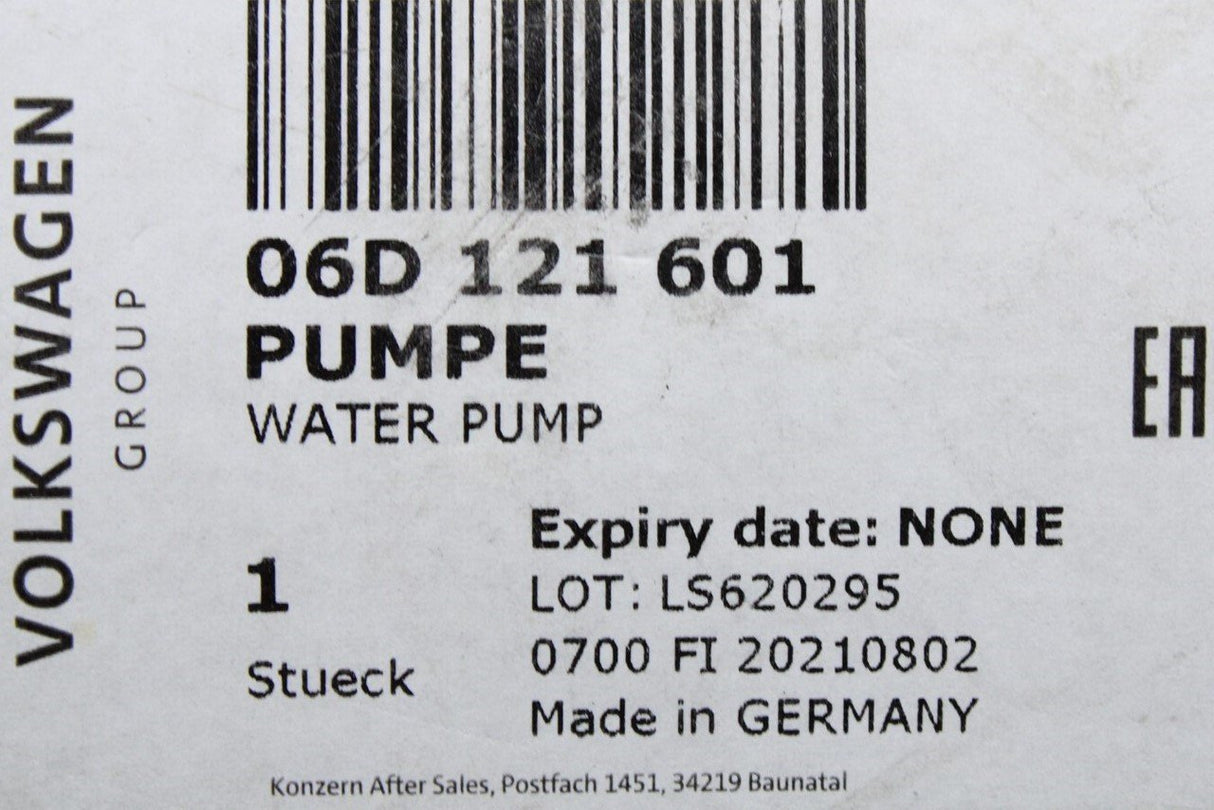 Audi A4 A5 A6 A8 Q5 RS6 RS7 additional coolant pump (Pierburg) 06D121601