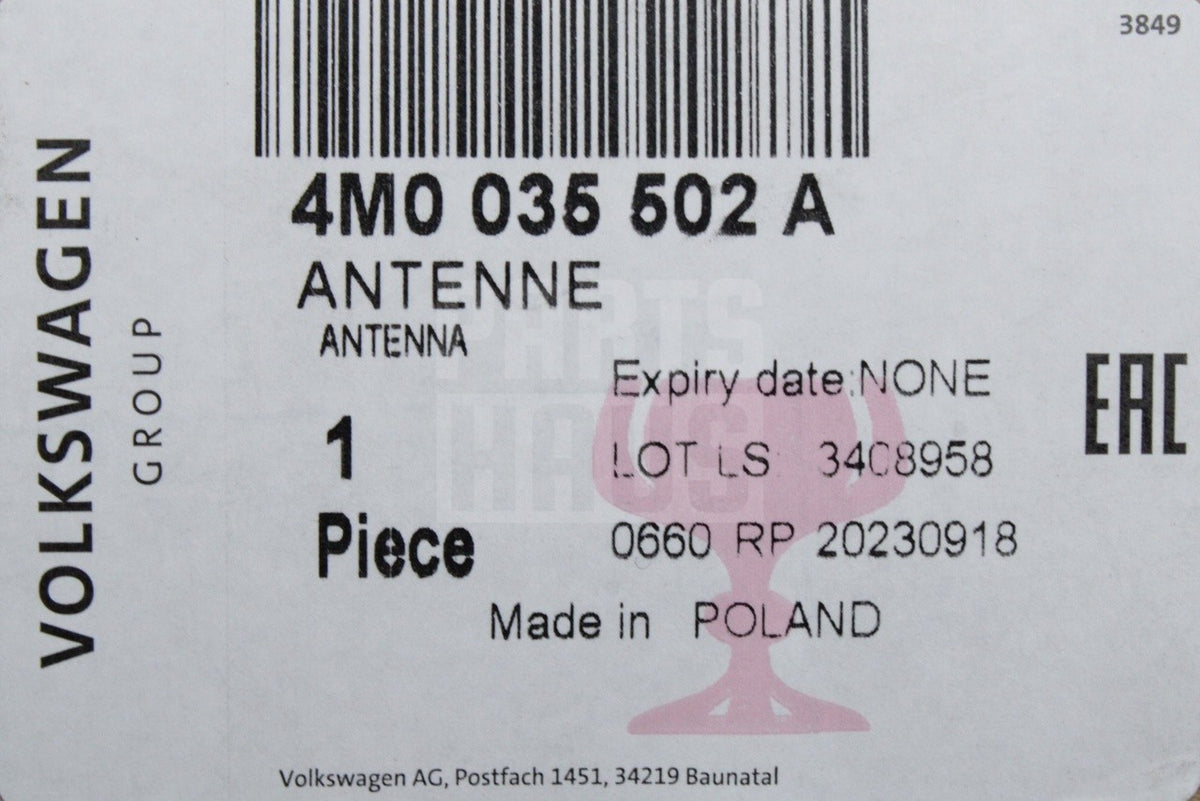 Audi A6 RS6 RS7 A7 S6 A7 Q7 Wireless Phone Charging module 4M0035502A