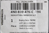 Audi A8 S8 2018-on rear window aperture seal (right) 4N0839476C T94