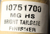 MG HS tailgate boot lid trim strip (chrome) 10751700