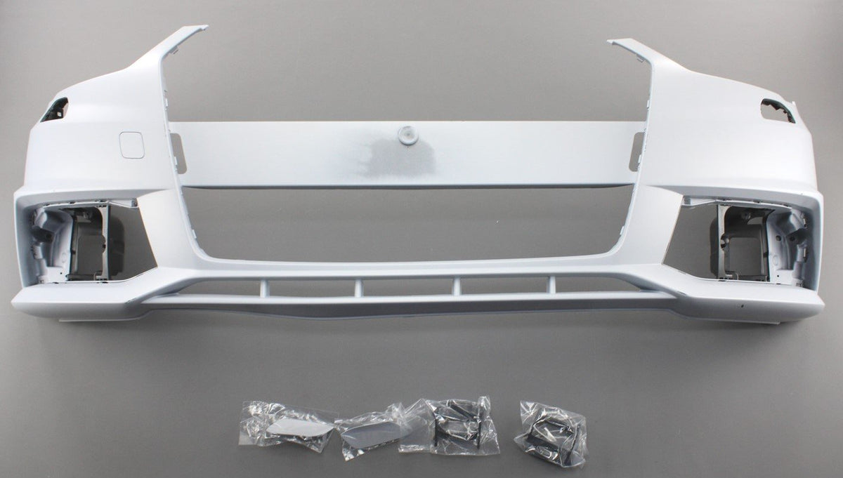 Audi A1 2015-18 S-Line front bumper cover (primed) 8XA807065H GRU, view 1