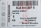 Skoda Enyaq 2021-on Elroq 2025-on LED tail light (outer left) 5LA945207E