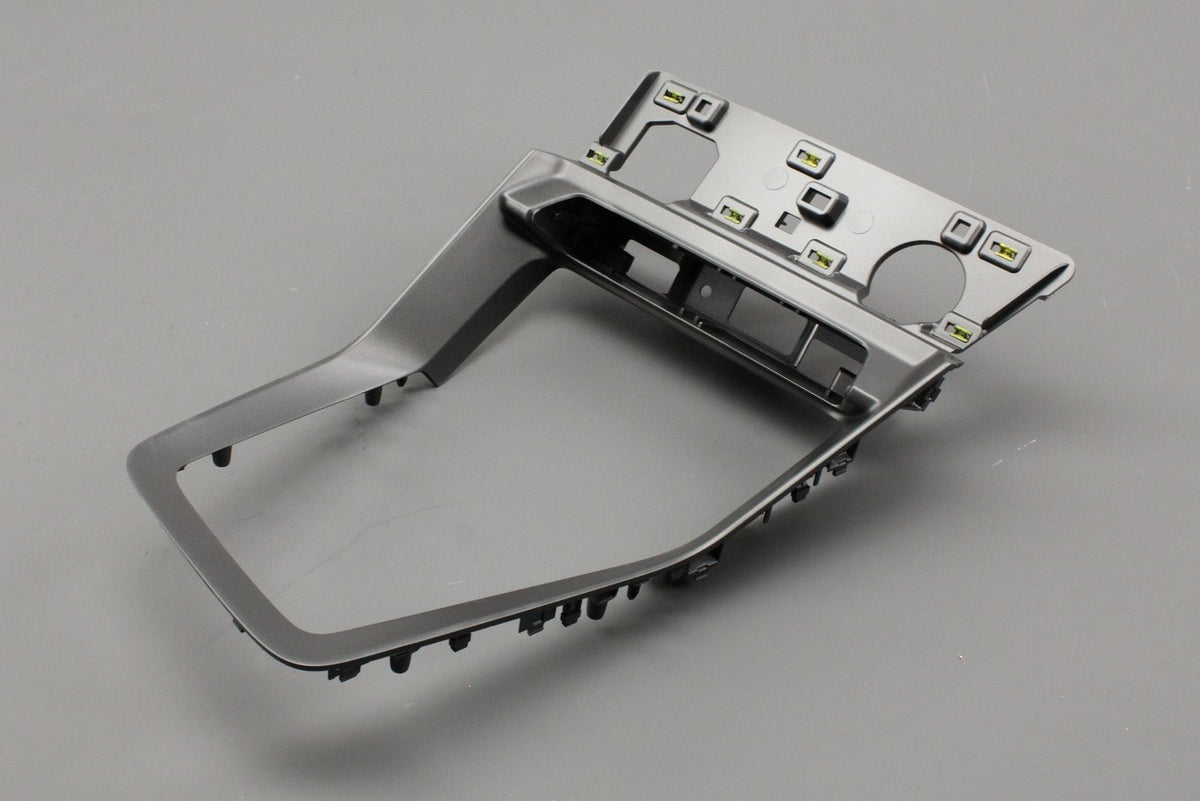 Audi Q3 RSQ3 19-on centre console trim frame (slate grey) 83C864260 VY1, view 1
