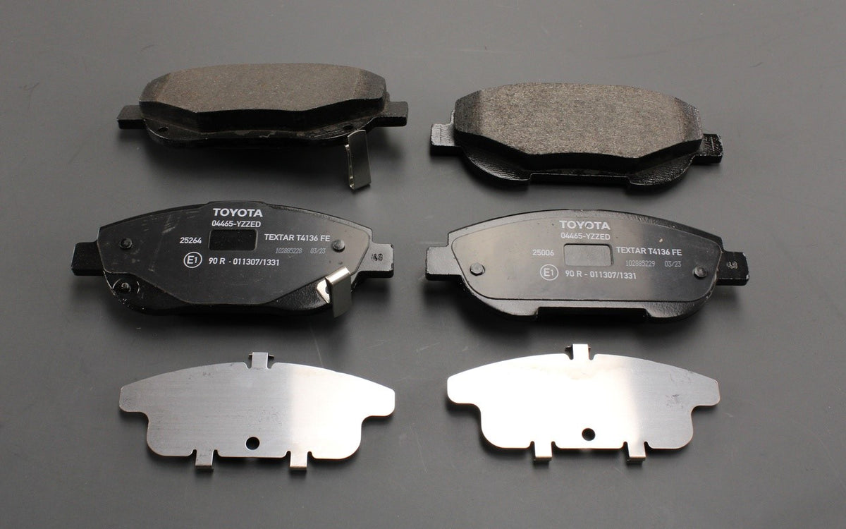 Toyota Avensis 08-18 Verso 09-17 brake pads (front) 04465-YZZED, view 1