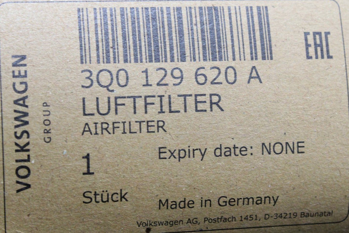 VW Tiguan Passat Audi RS3 RSQ3 Skoda air filter element 3Q0129620A