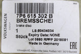 VW Touareg 7P 2011-18 front brake discs (pair) 7P6615301B 7P6615302B
