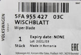 SEAT Leon 2020-on rear screen wiper blade (hatchback) 5FA955427 03C