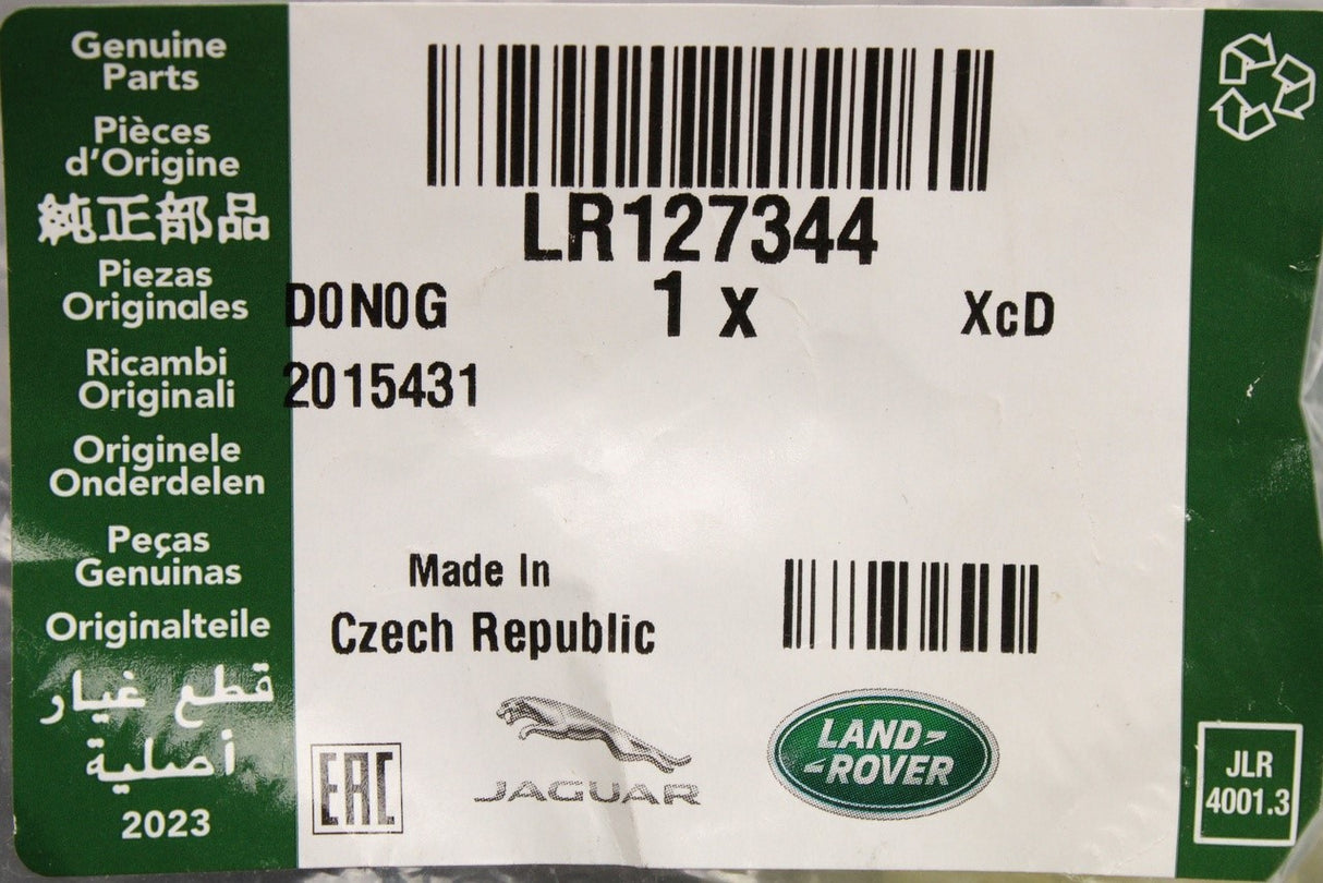 Land Rover Discovery Sport 2015-on windscreen washer hose LR127344