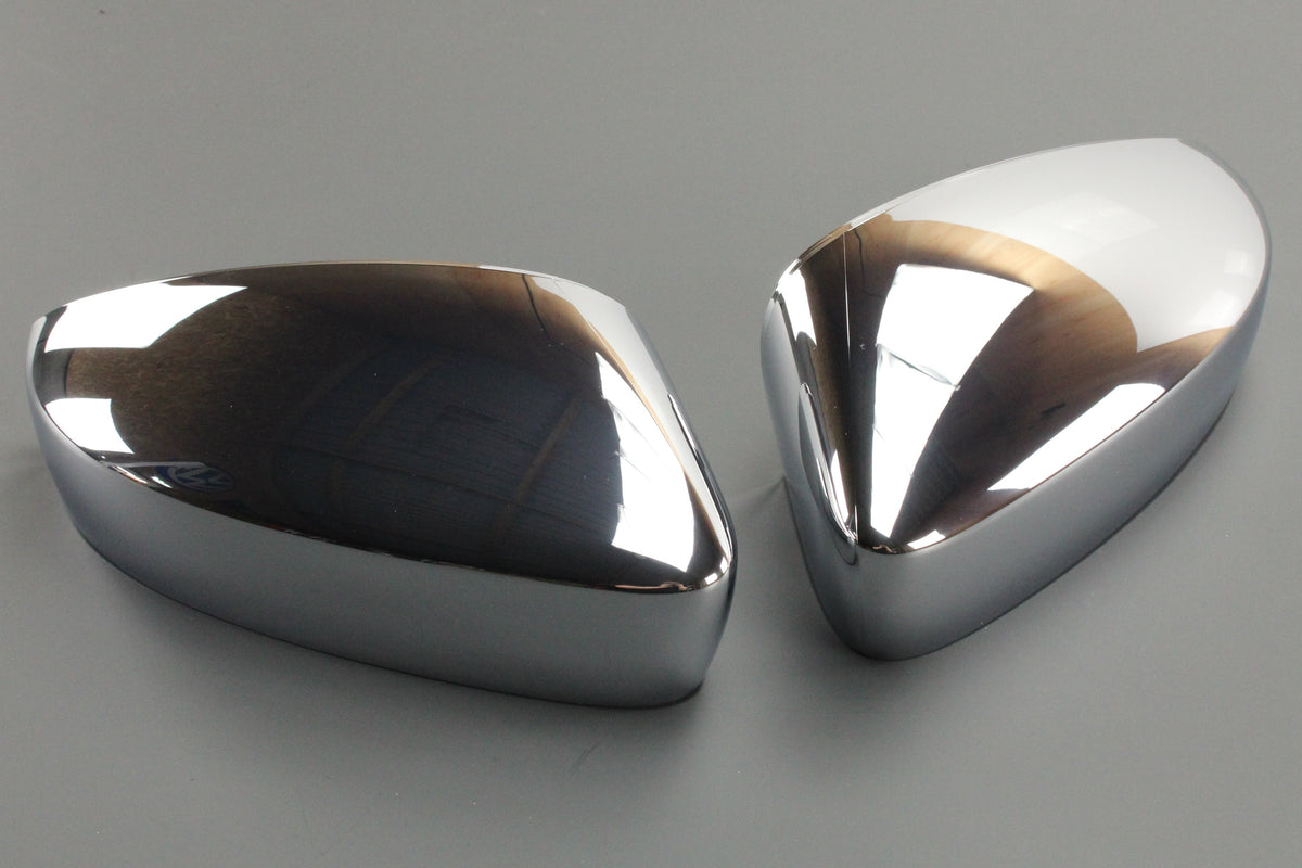 VW Up! 2012-2016 chrome wing mirror cover caps set 1S0072530 DML, view 1