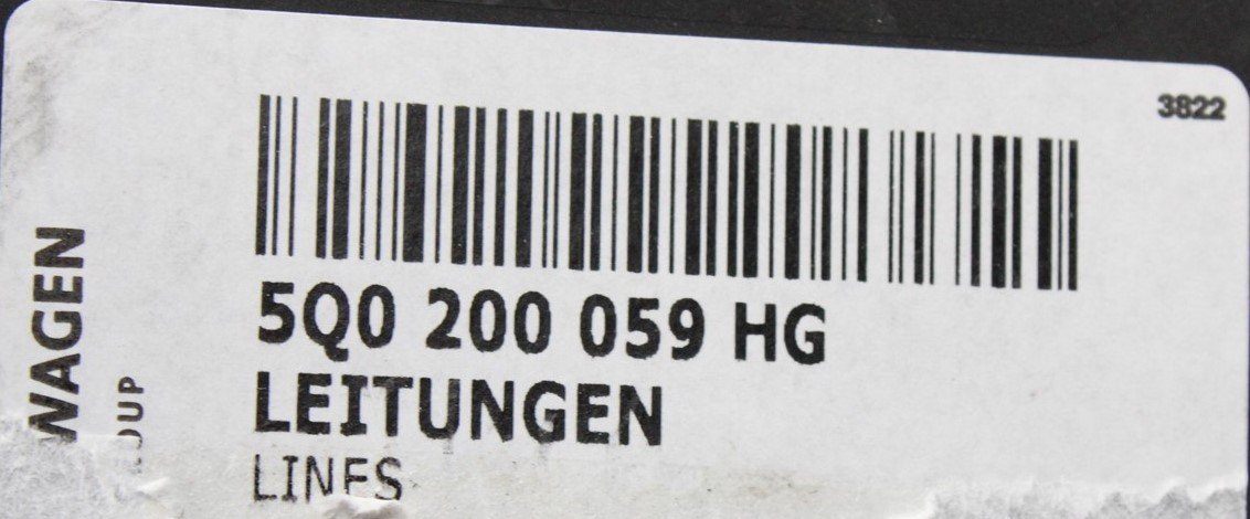 VW Golf MK7 MK7.5 Audi A3 3013-2020 fuel lines (for hybrid) 5Q0200059HG