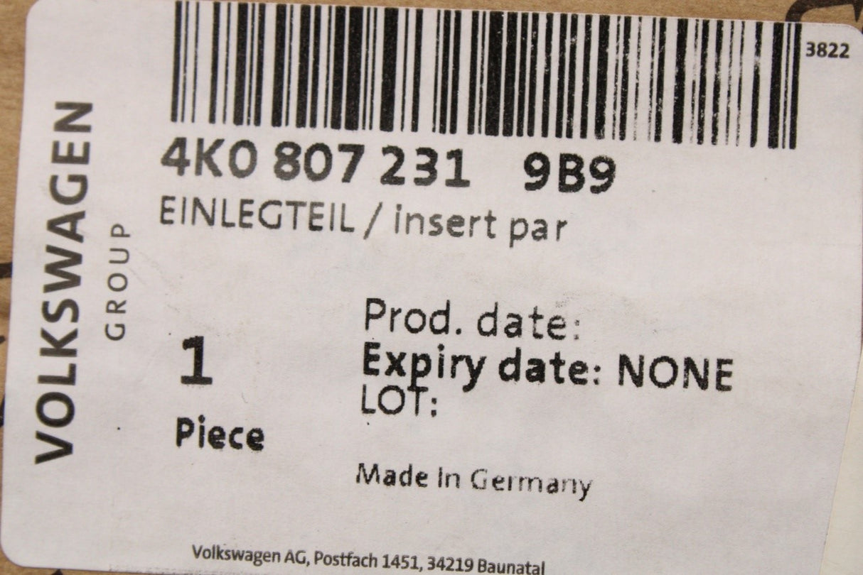 Audi A6 2019-on lower front grille insert trim (left) 4K0807231 9B9