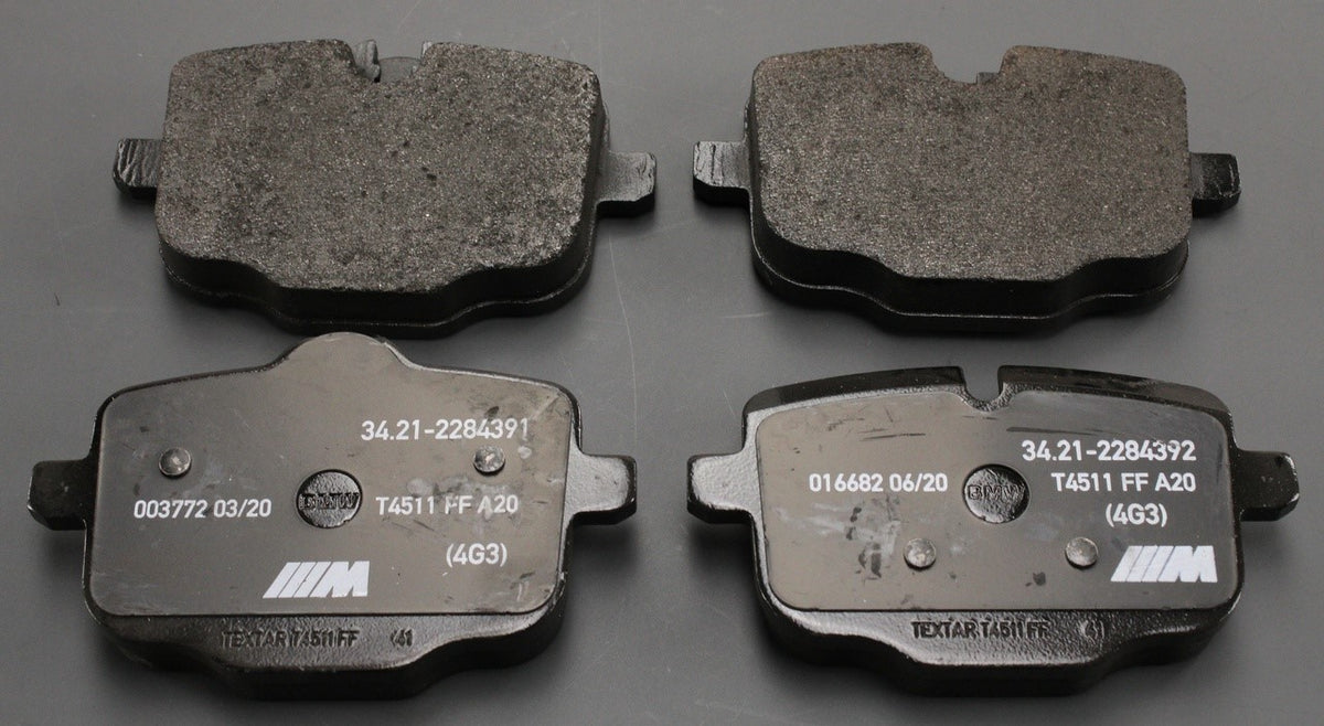 BMW F10 M5 2010-14 F12 F13 M6 2010-15 brake pads (rear) 34212284389, view 1