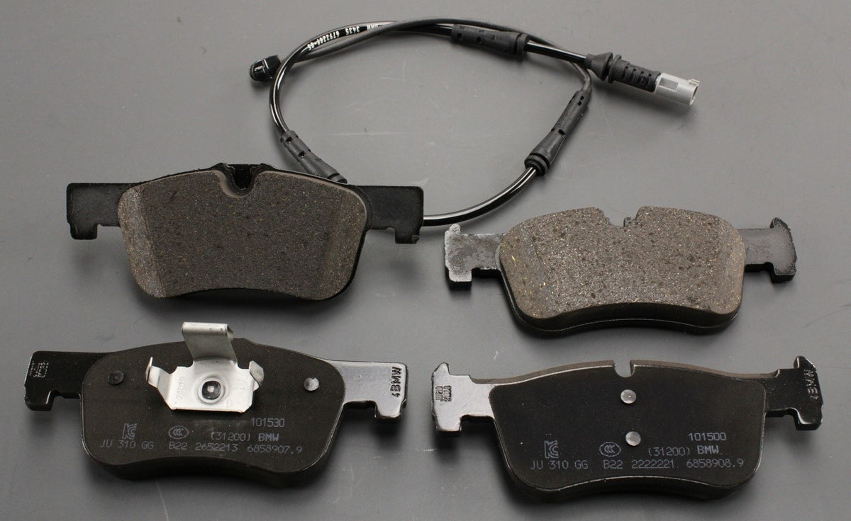 BMW F20 F21 F22 F23 brake pads with wear sensor (front) 34112464193, view 1