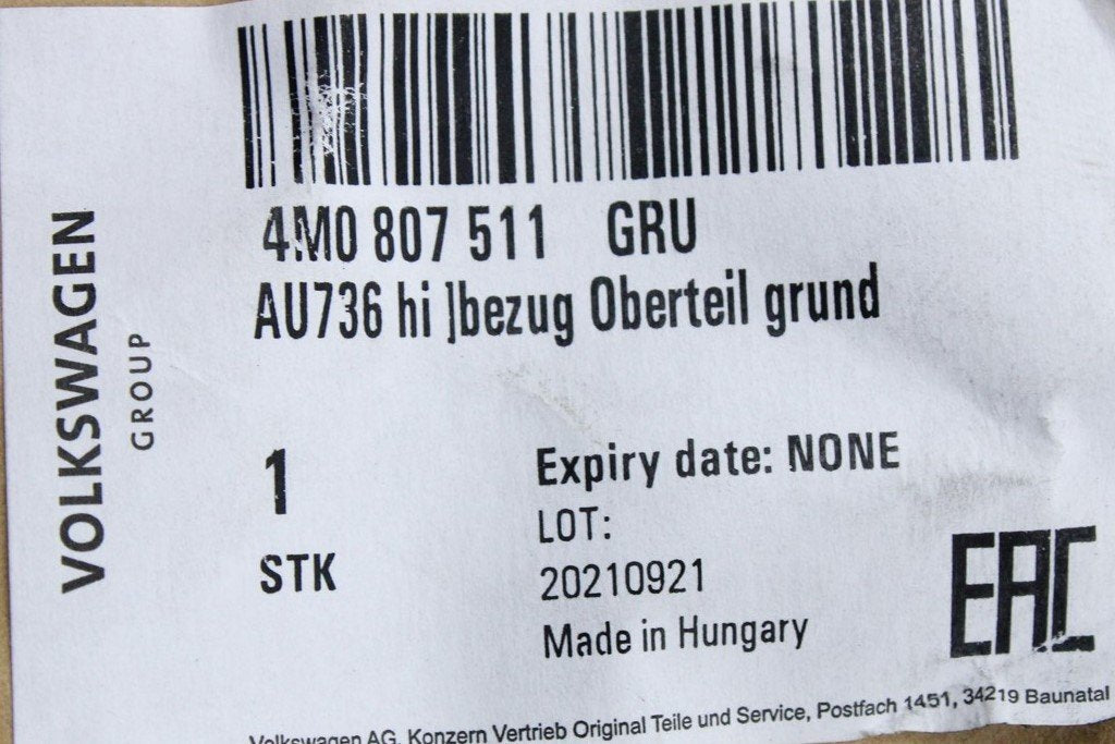 Audi Q7 2016-on upper rear bumper (primed) 4M0807511 GRU