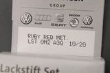 VW Audi touch up paint set ruby red metallic A3Q (x2 9ml) LST0M2A3Q
