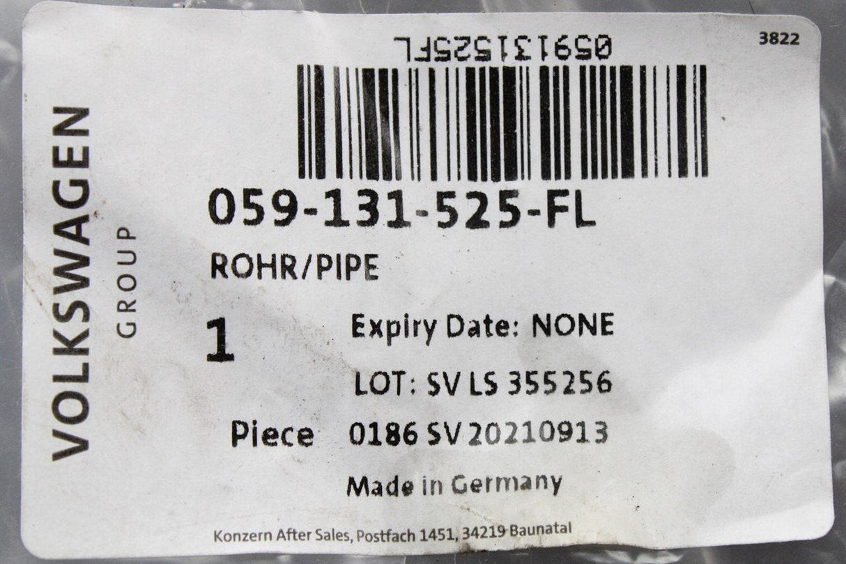 Audi A4 A5 A6 A7 Q5 Q7 Q8 Amarok Touareg 3.0 V6 TDI EGR pipe 059131525FL