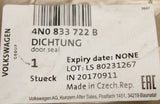 Audi A8 S8 2018-on door seal (rear right inner) 4N0833722B