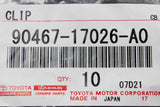 Toyota Lexus clip 90467-17026-A0