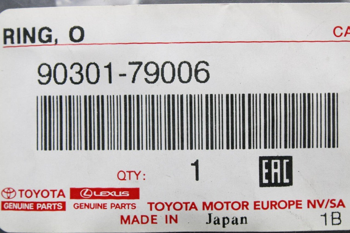 Toyota Lexus oil filter o-ring seal (x1) 90301-79006