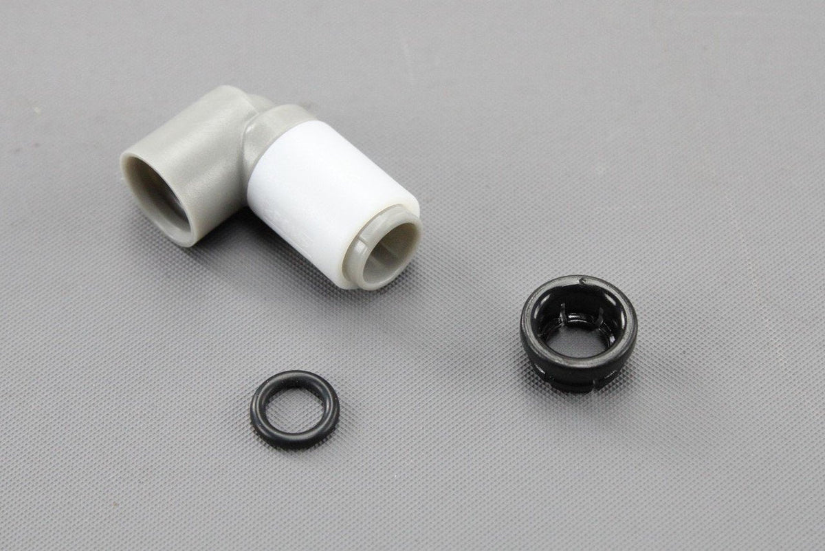 Skoda Fabia Octavia Windscreen washer pipe elbow fitting 5J0955659A, view 1