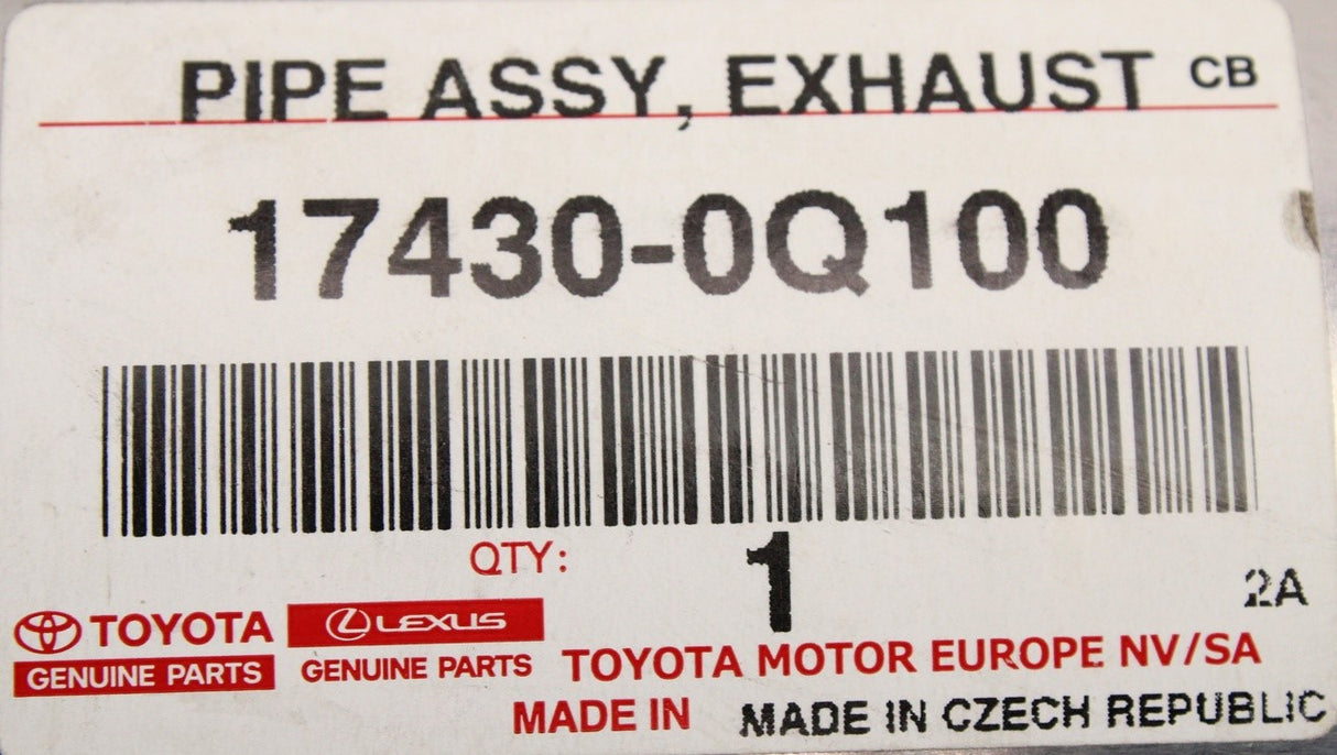 Toyota Aygo X 2022-on exhaust silencer (rear) 17430-0Q100