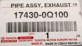Toyota Aygo X 2022-on exhaust silencer (rear) 17430-0Q100