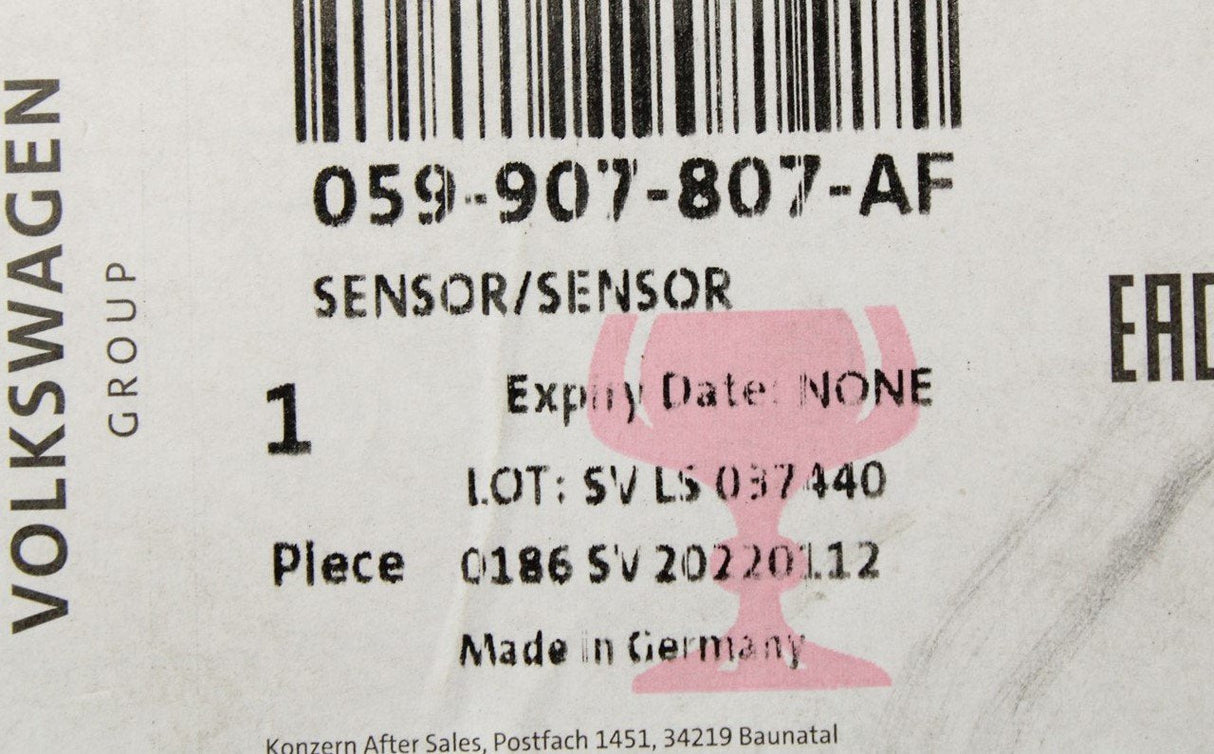VW Amarok 2017-on 3.0 V6 TDI NOx sensor 059907807AF