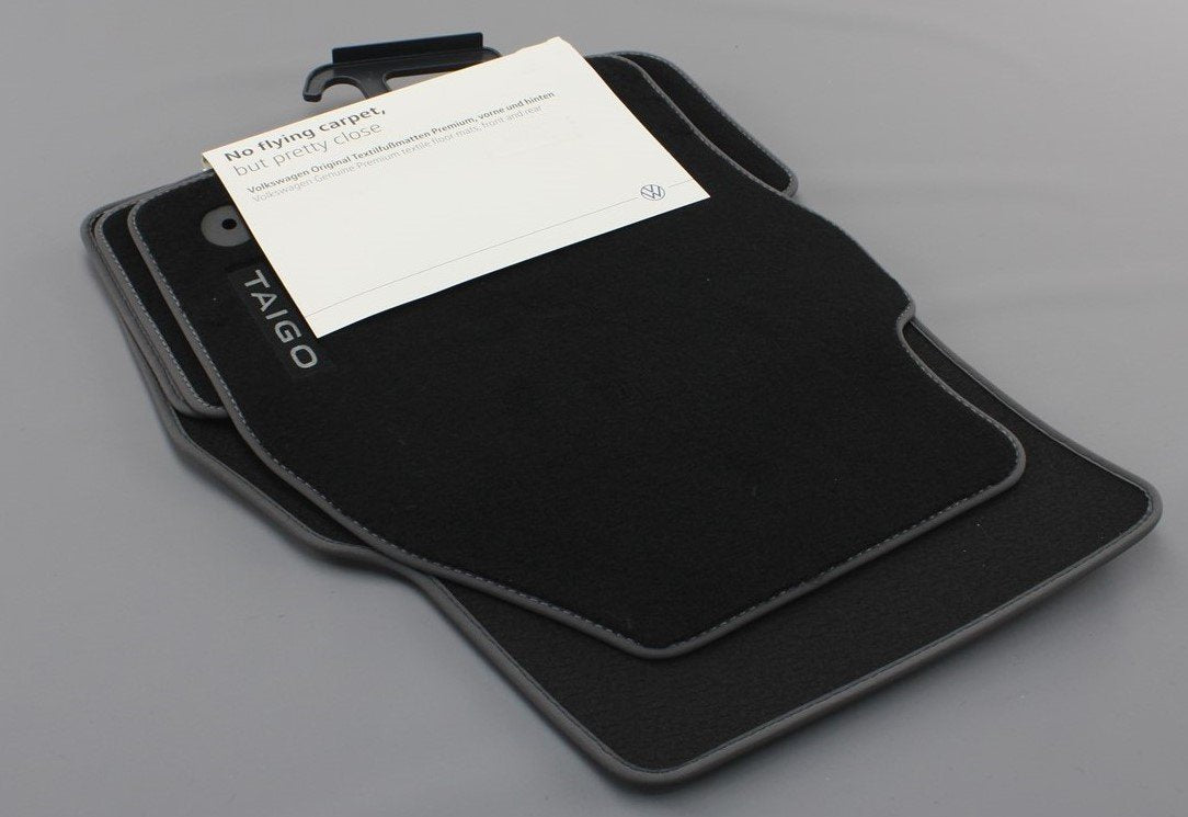 VW Taigo 2022-On premium textile floor mat set (RHD) 2G8061270 WGK
