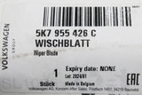 VW Golf Cabriolet 2012-2016 RHD single wiper blade (drivers) 5K7955426C