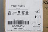 Audi S5 Sportback Coupe Cabriolet 2008-2011 front brake pads 8K0698151J