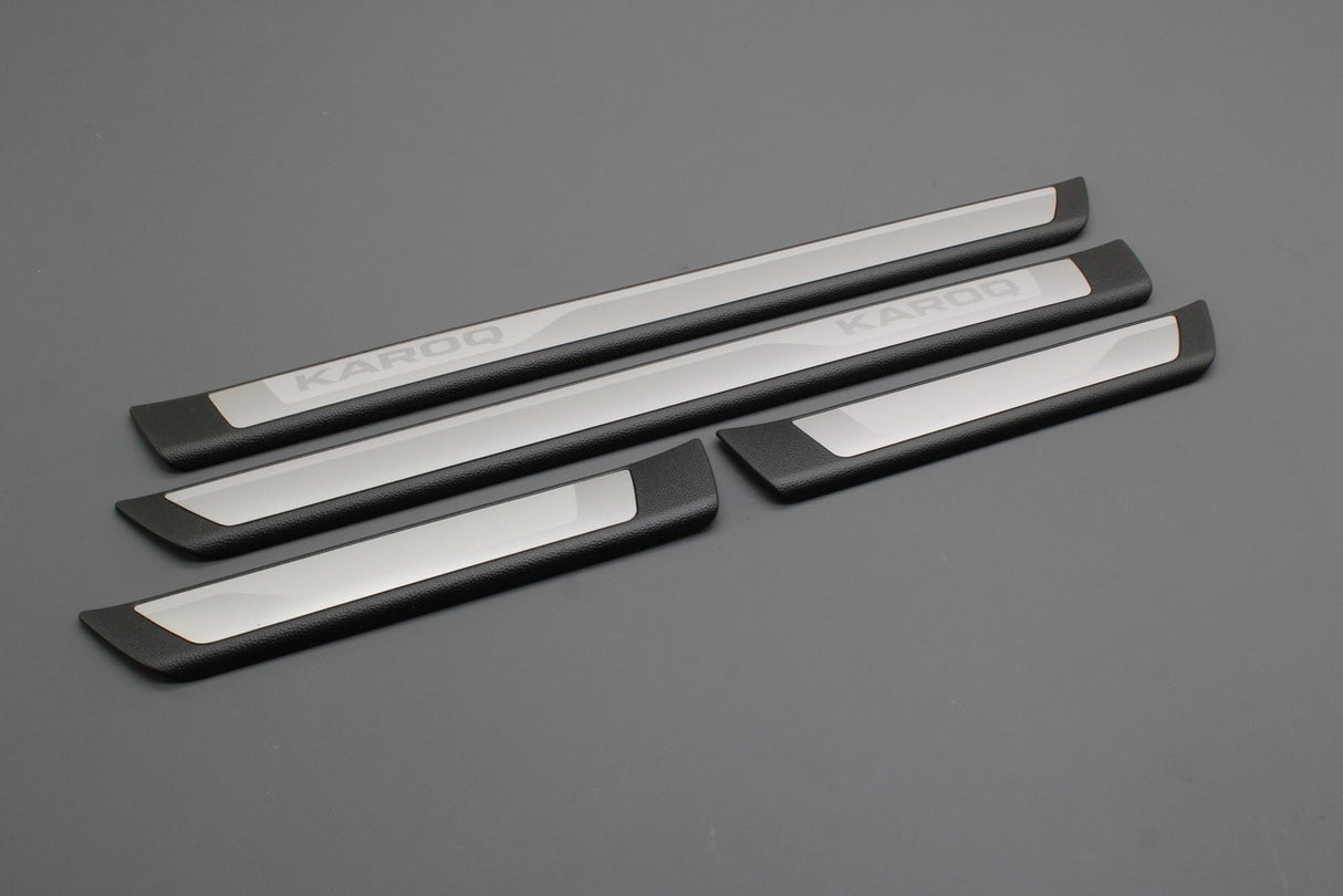 Skoda Karoq 2018-on decorative door sill strips 57A071303A