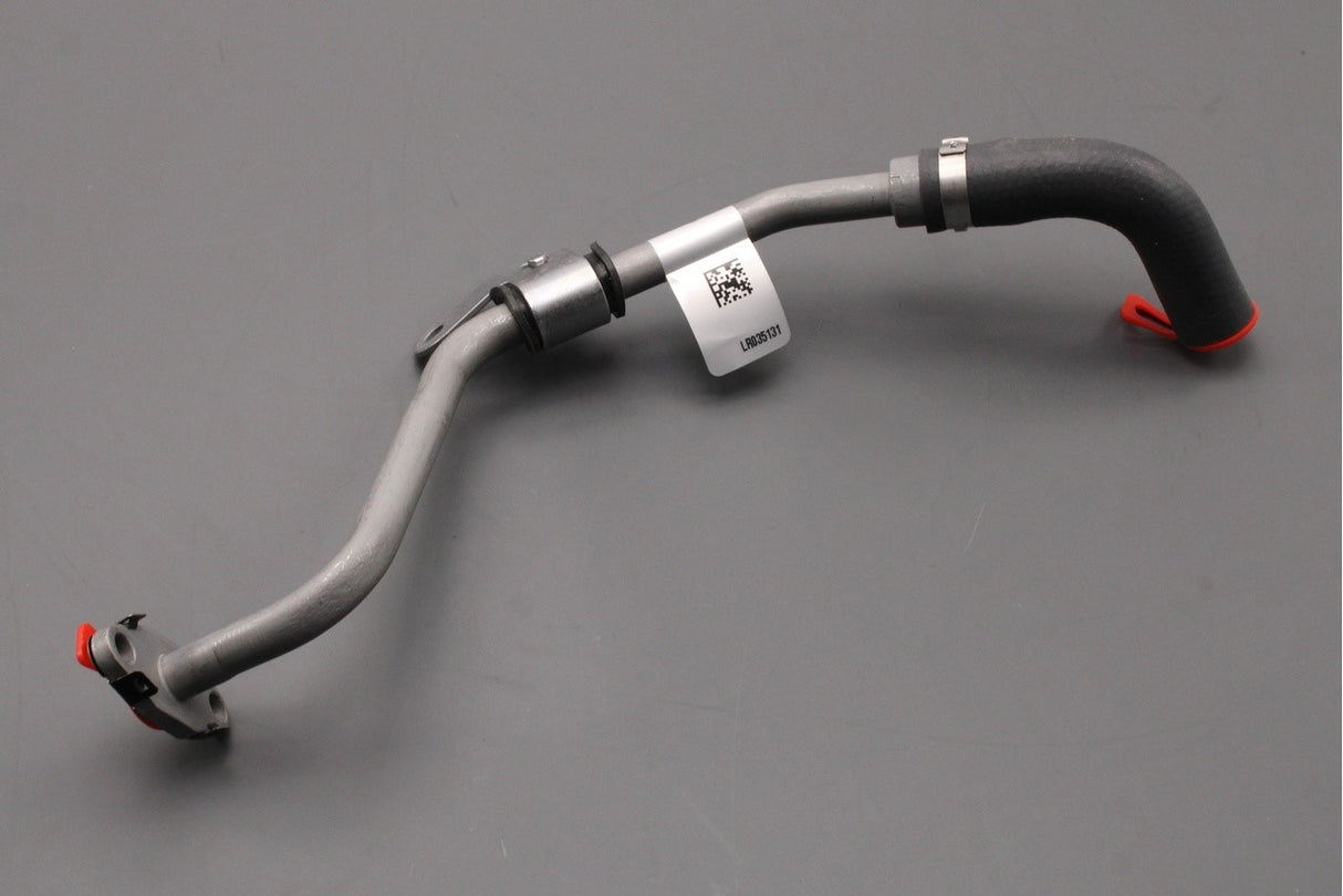 Range Rover 2013-2022 4.4L V8 DITC turbo oil drain hose (left) LR035131