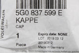 VW Golf Tiguan Touran T-Roc Skoda Karoq Kodiaq key fob chrome 5G0837599E