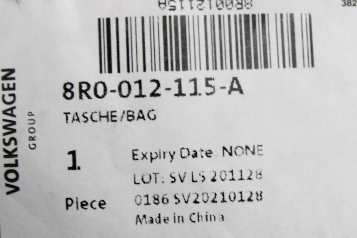 Audi A4 A5 A6 Q3 Q5 Q7 Q8 RS4 RS5 RS6 RS7 tool kit bag 8R0012115A