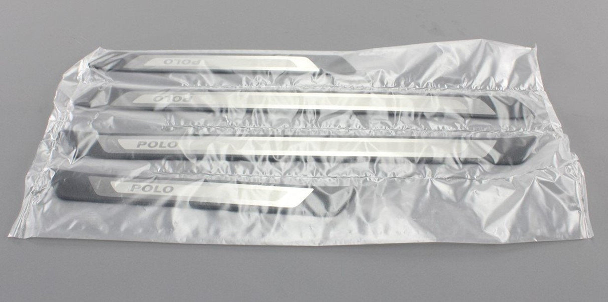 VW Polo 6R 6C 2010-17 stainless steel door sill protector set 6R4071303