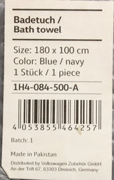 VW merchandise ID.Buzz towel 180x100cm (Blue) 1H4084500A