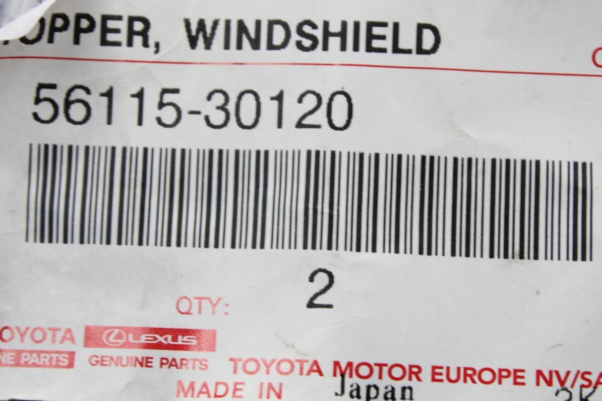 Toyota Lexus windscreen stopper (x2) 56115-30120
