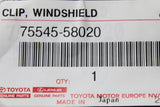 Lexus windscreen mounting clip (x1) 75545-58020