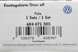 VW Polo 6R 6C 2010-17 stainless steel door sill protector set 6R4071303