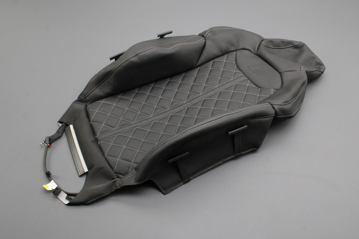 Audi Q7 SQ7 Vorsprung S-line 2016-on front seat backrest cover (left) 4M0881805AJ THA