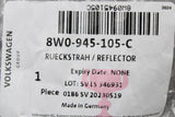 Audi A4 B9 2016-on rear bumper reflector (left) 8W0945105C